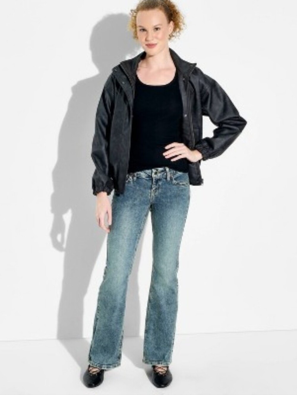 Wild Fable Low-Rise Distressed Bootcut Jeans Size 10
